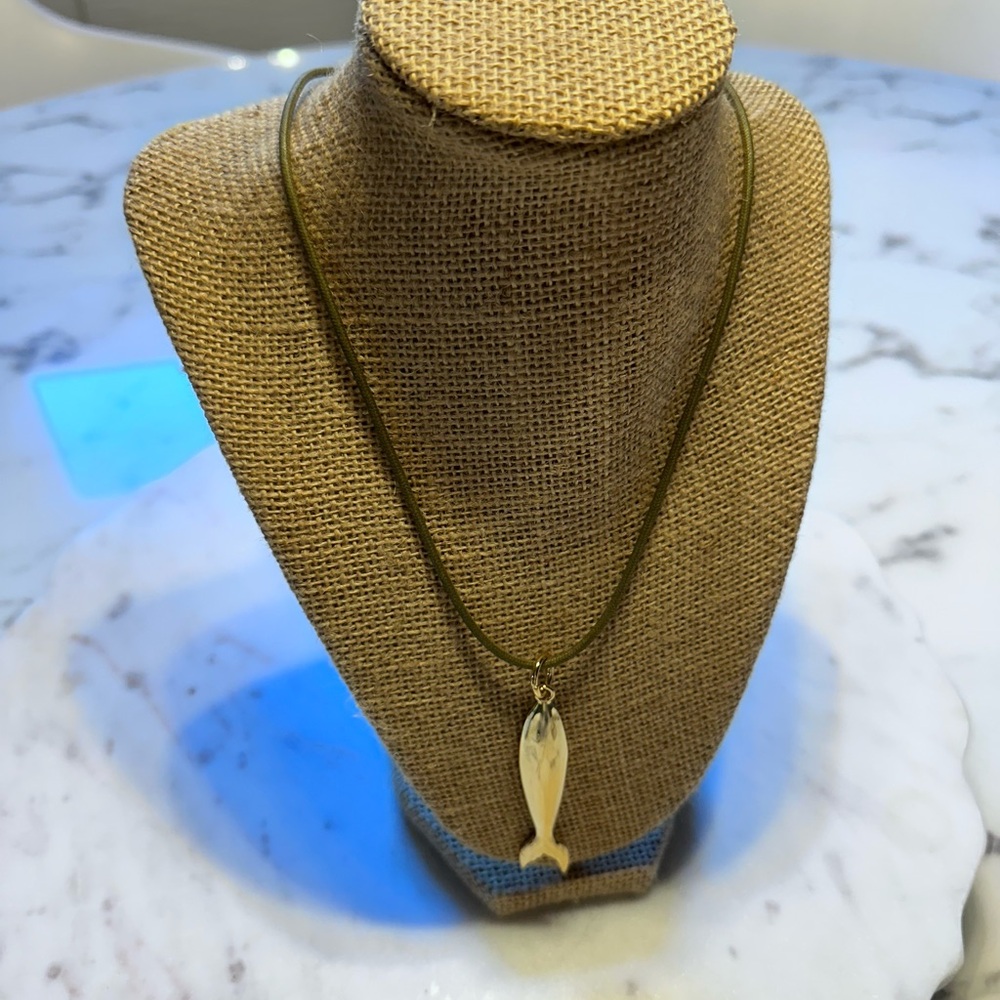 India Hicks Large Fish Pendant RARE